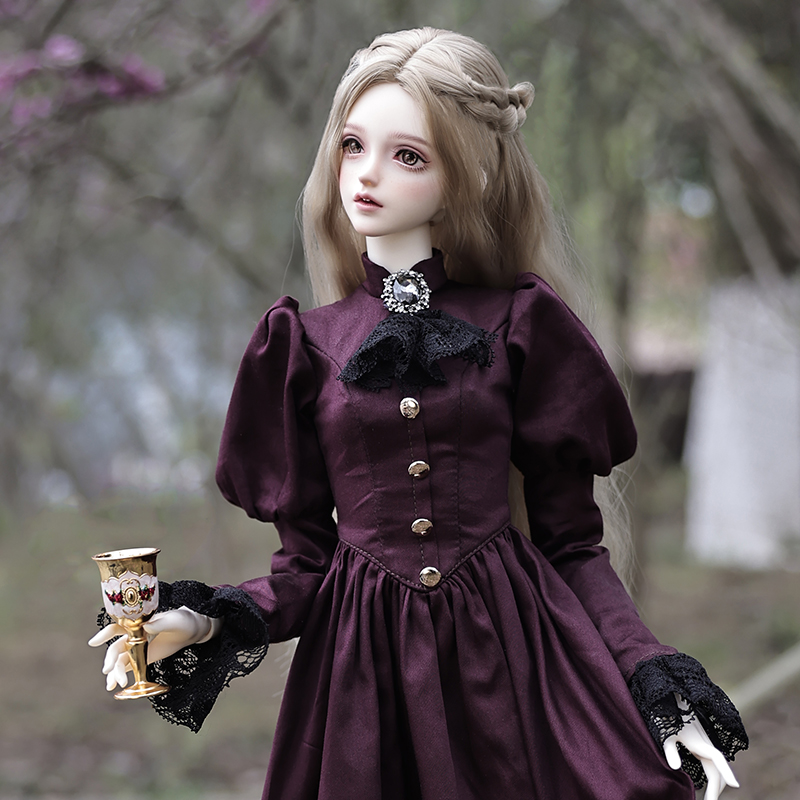 Vintage Fashion Dolls - Elina BJD bebek 1/3 güzel zarif