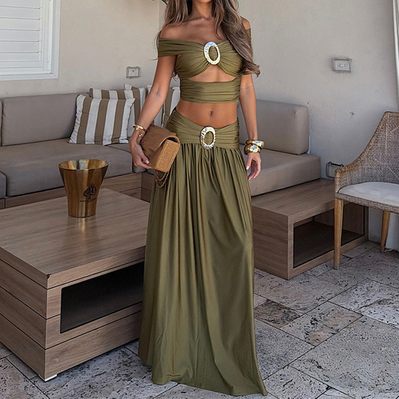 Vintage Fashion Expo - Yeni Zarif Tek Omuzlu Metal Tokalı
