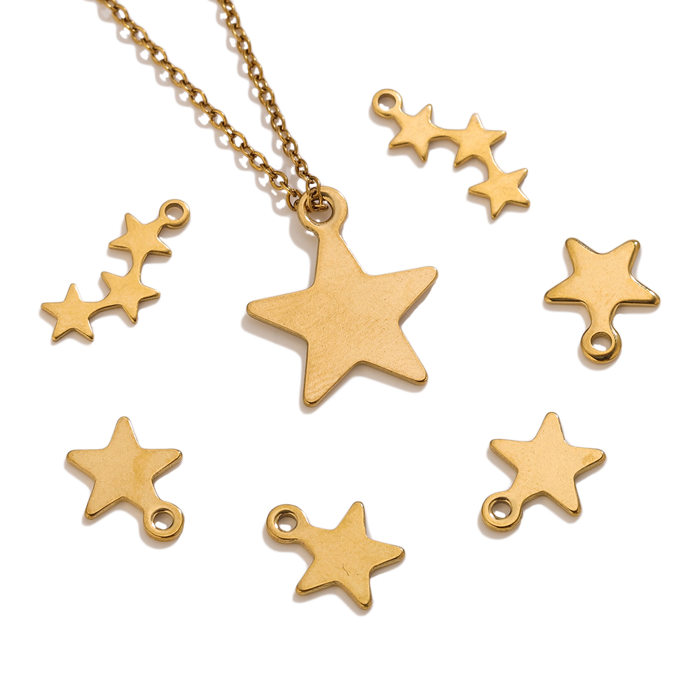 Vintage Fashion Jewelry Necklaces - 20 adet/grup Yıldız Takılar Takı Yapımı