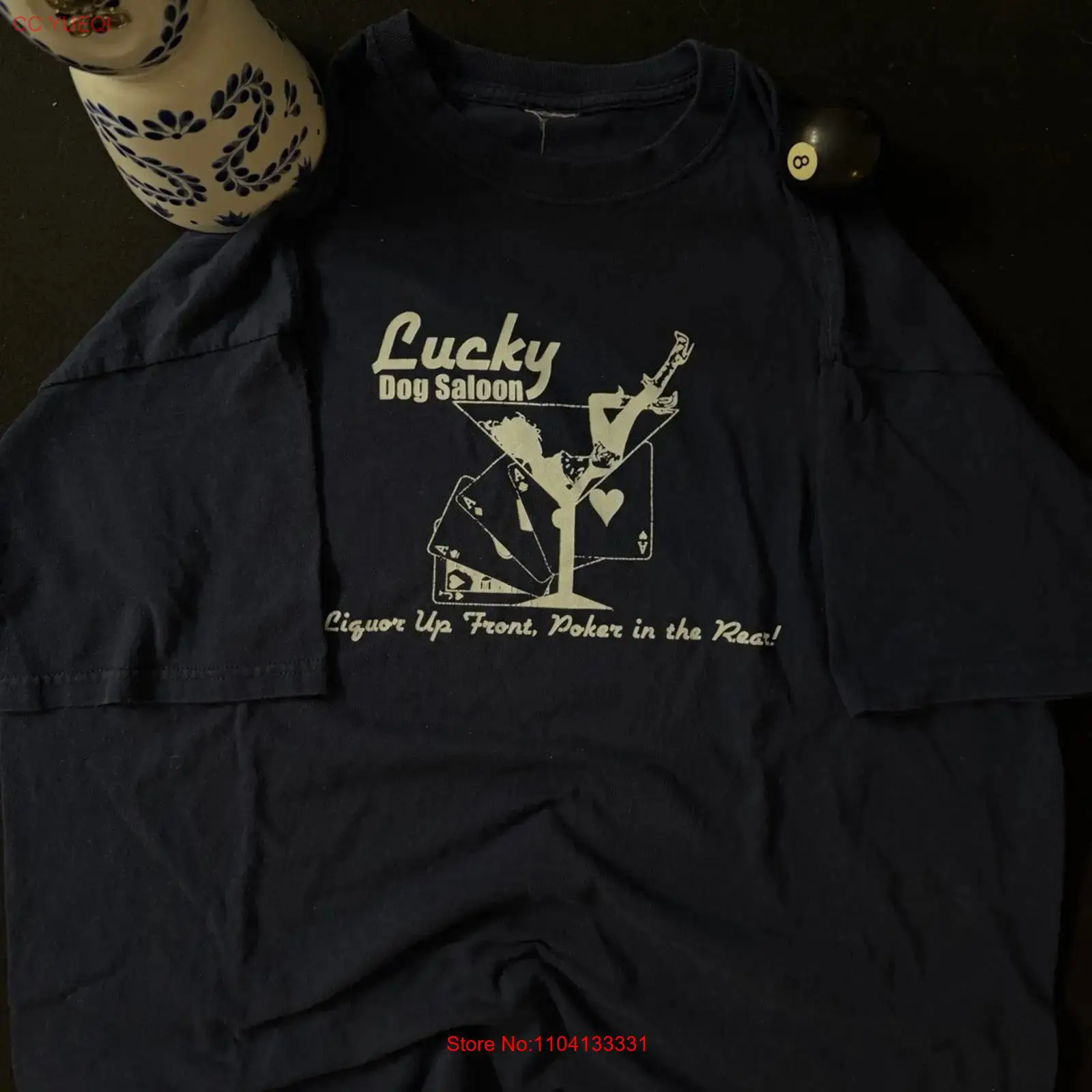 Vintage Fashion Las Vegas - Vintage 1990'lar Lucky Dog Saloon Tişört