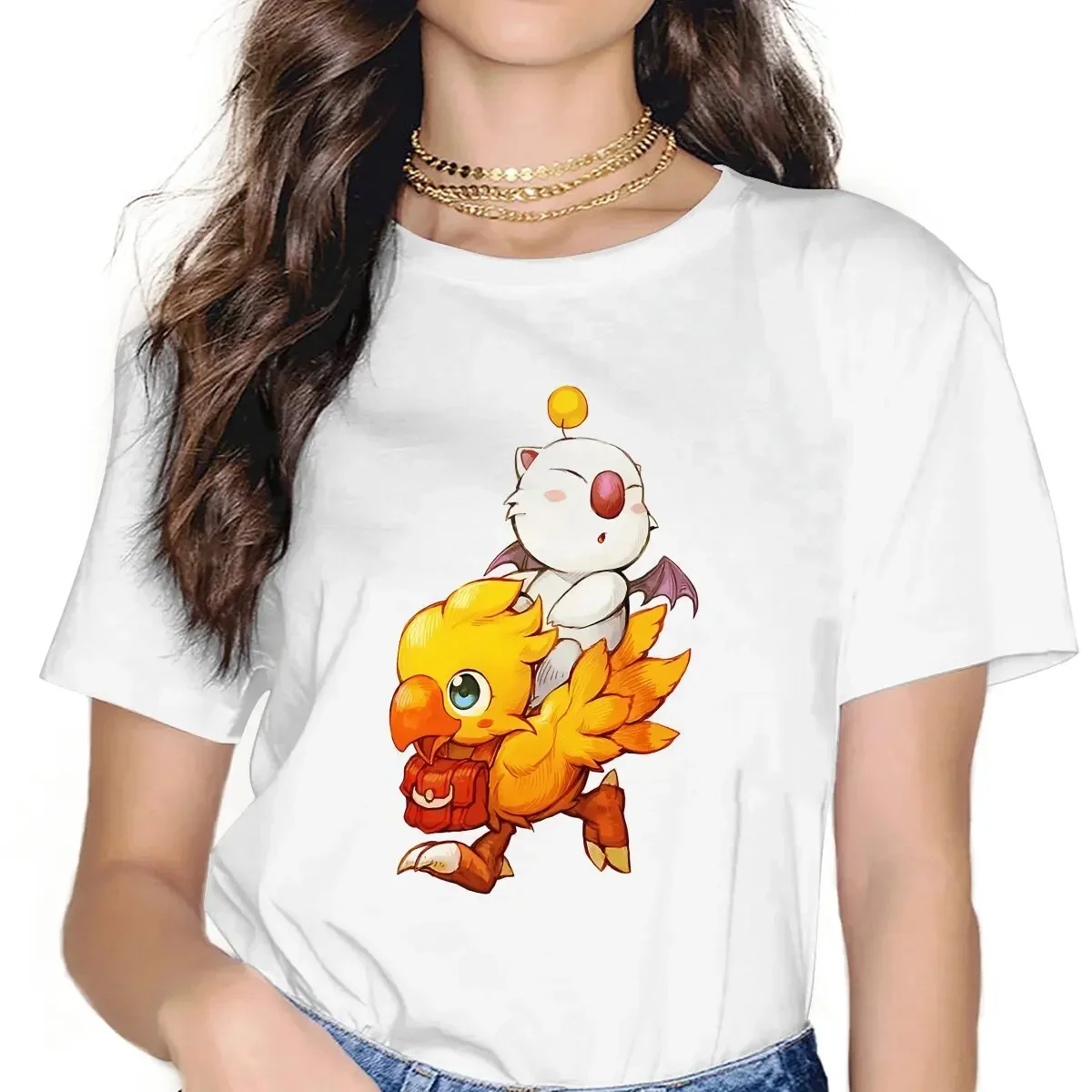 Vintage Fashion Game - Final Fantasy Oyunu Chocobo Tshirt Grafik