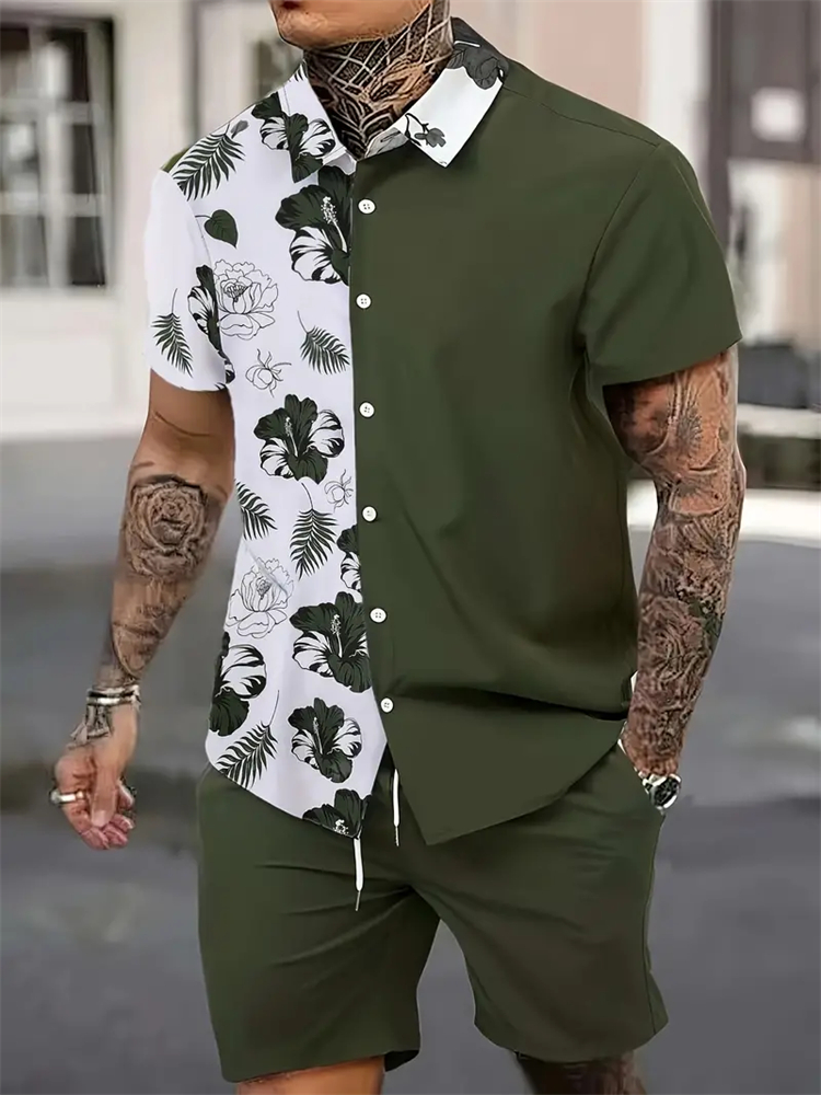 Erkek Moda Takım Elbise Yaka 3 - Printed Floral Shirt incelemesi ve fiyatı