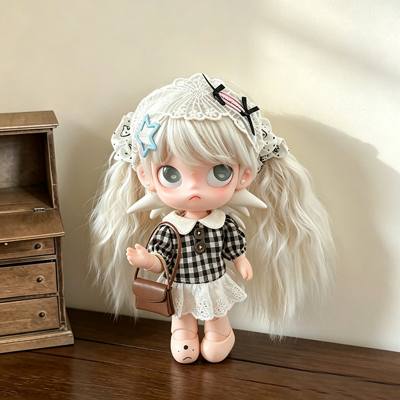 Vintage Tatlı Ekose Bebek Elbi - Vintage Fashion Dolls incelemesi ve fiyatı