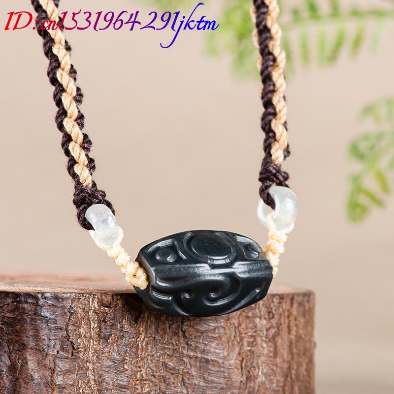 Hetian Yeşim Oyma Boncuk Kolye - Vintage Fashion Jewelry Necklaces incelemesi ve fiyatı