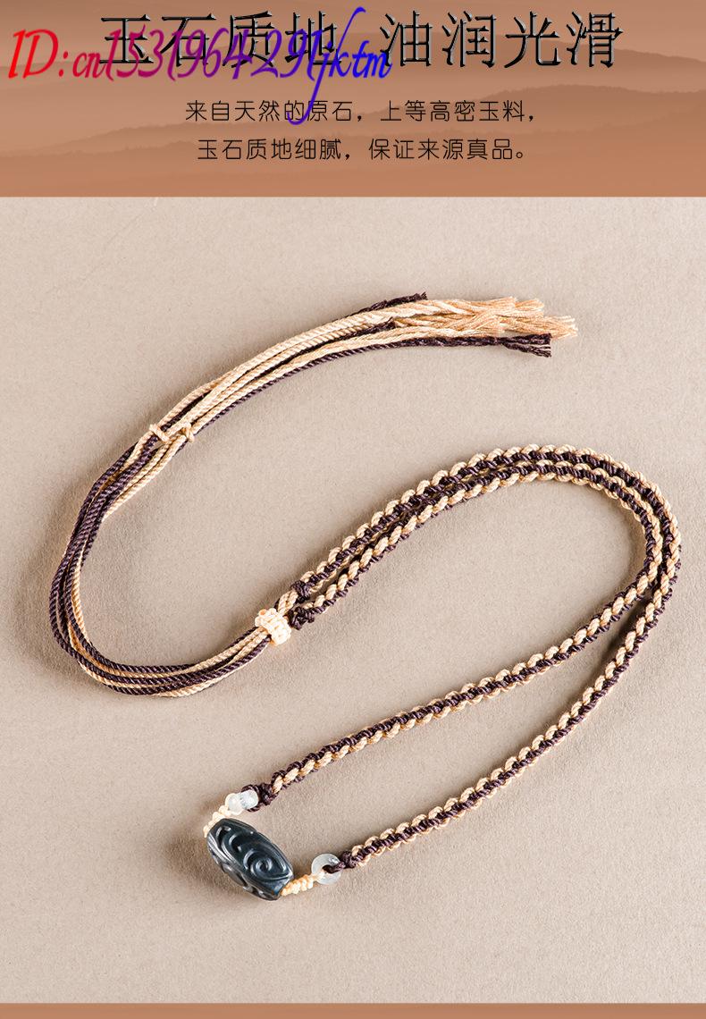 Hetian Yeşim Oyma Boncuk Kolye - Vintage Fashion Jewelry Necklaces incelemesi ve fiyatı