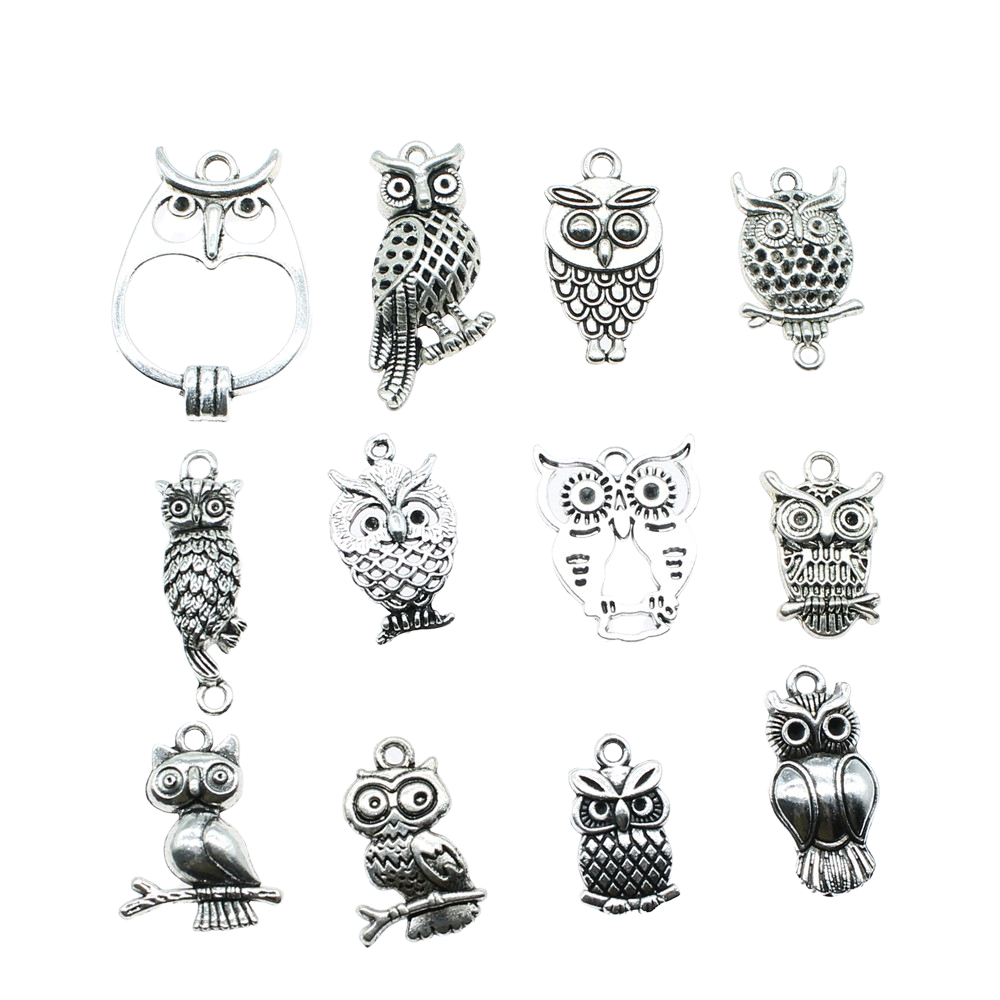 10 adet Charms Baykuş Antik Gü - Vintage Fashion Jewelry incelemesi ve fiyatı