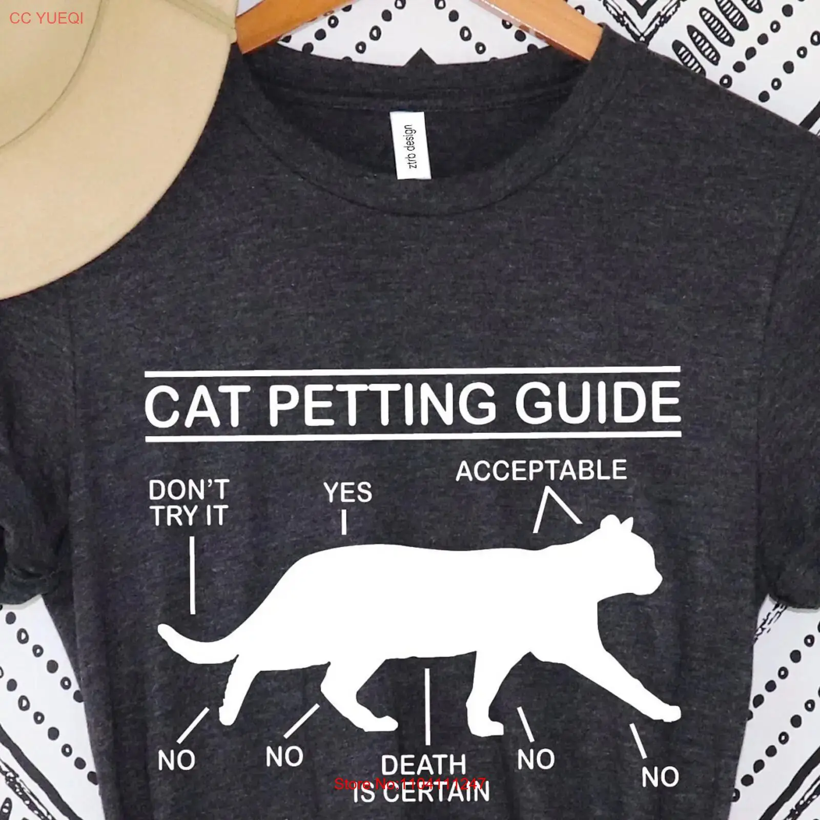 CaT T Shirt Petting Guide Owne - Vintage Fashion Guide incelemesi ve fiyatı