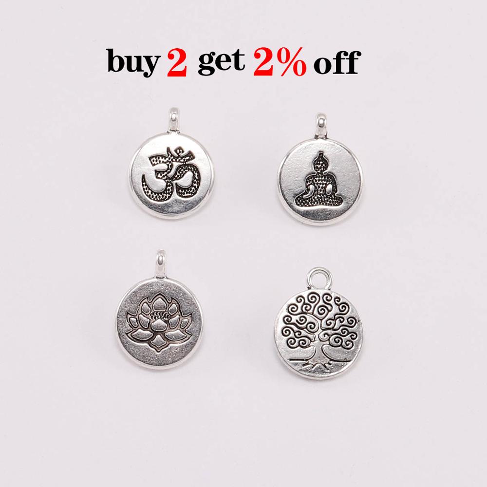 10 adet/grup antik çakra Charm - Vintage Fashion Nz incelemesi ve fiyatı