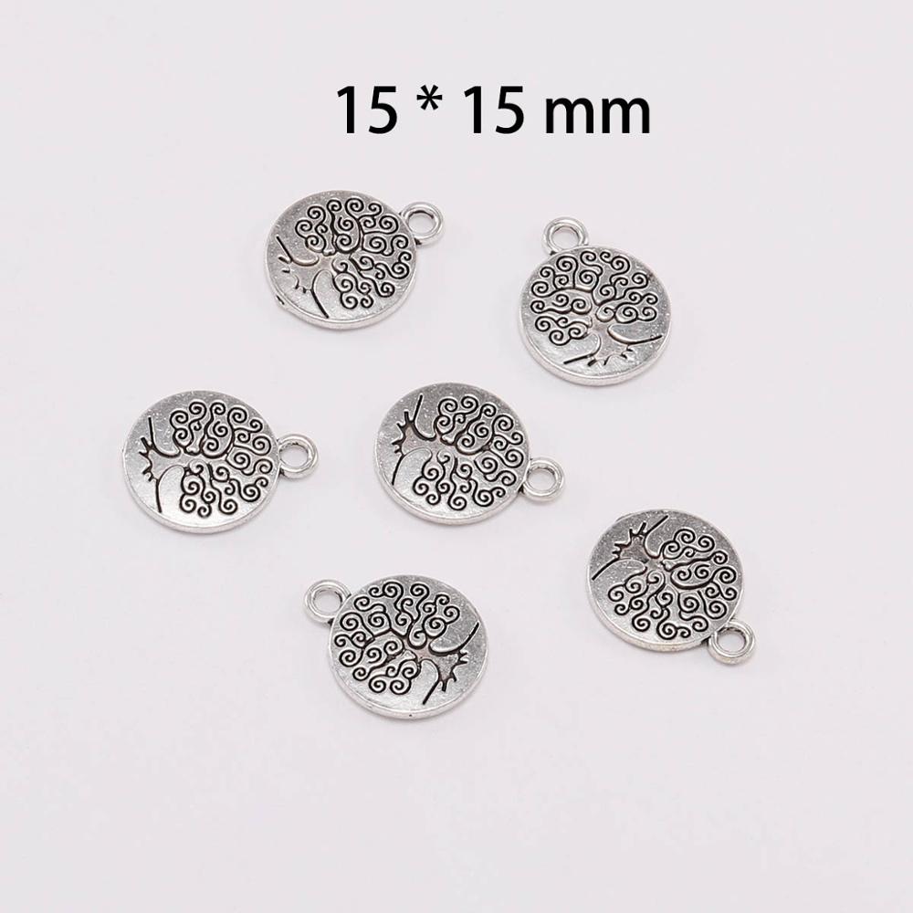10 adet/grup antik çakra Charm - Vintage Fashion Nz incelemesi ve fiyatı