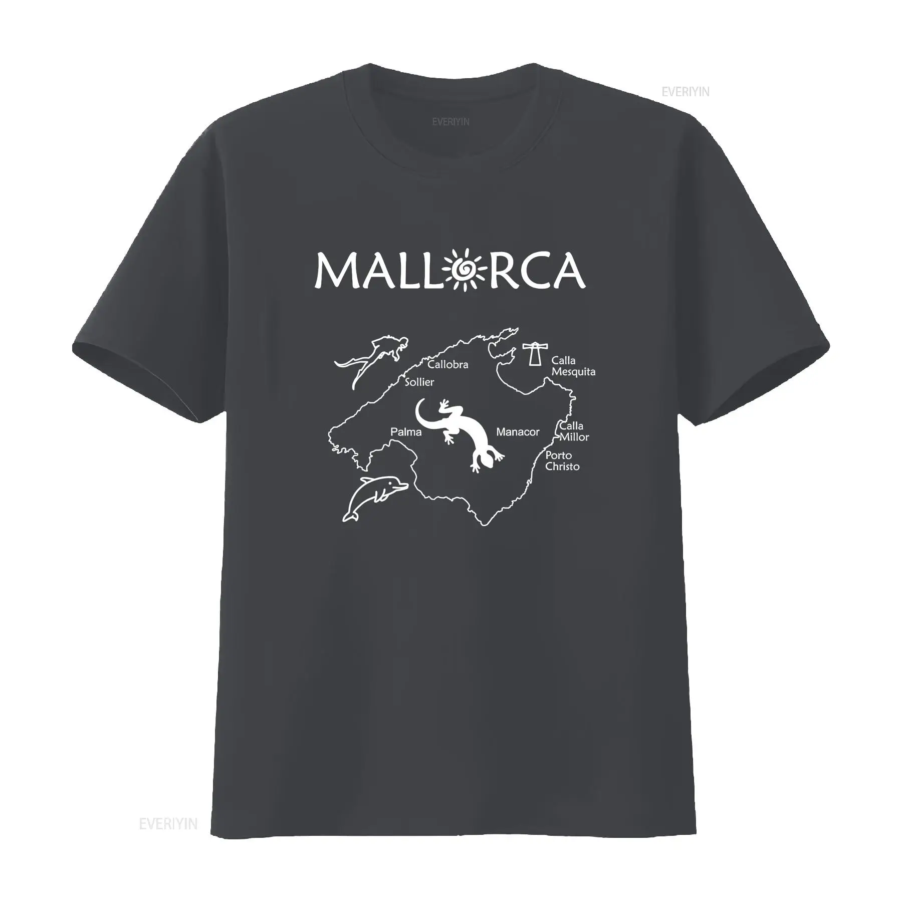 Mallorca Haritası Tişörtü Seya - Vintage Fashion Guide incelemesi ve fiyatı