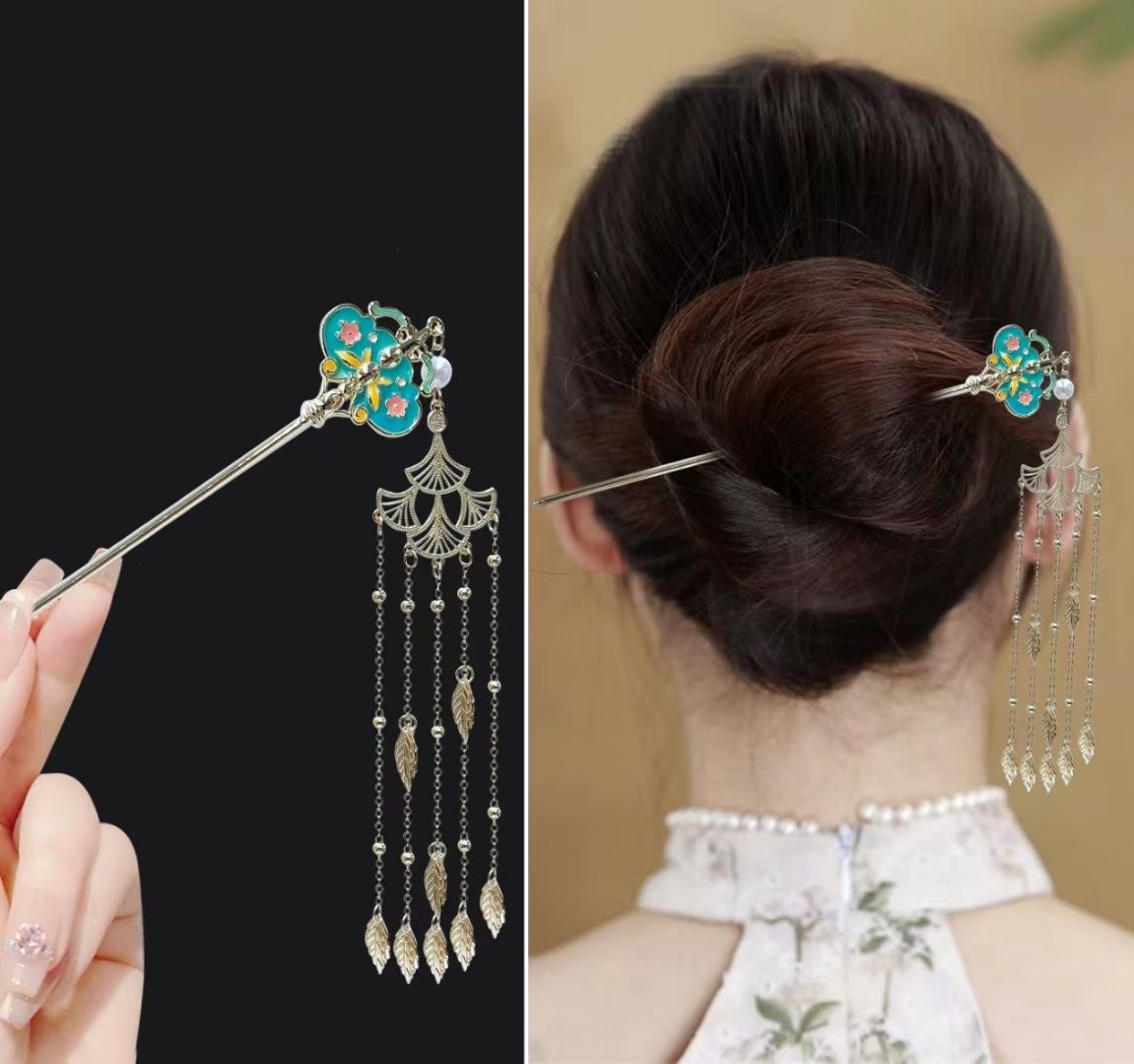 18 cm Çin Tarzı Firkete Zarif  - Vintage Fashion Jewelry incelemesi ve fiyatı