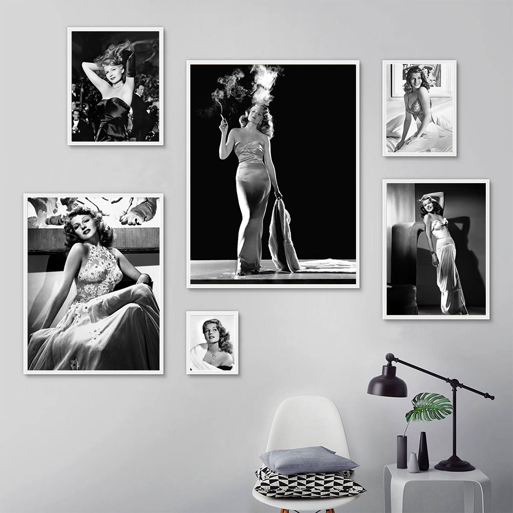 Rita Hayworth Posteri,Siyah Be - Vintage Vogue Fashion Poster incelemesi ve fiyatı
